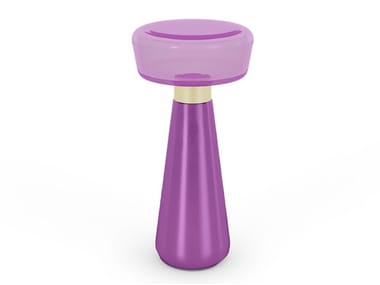 TABOO - Round glass high side table by Essential Home