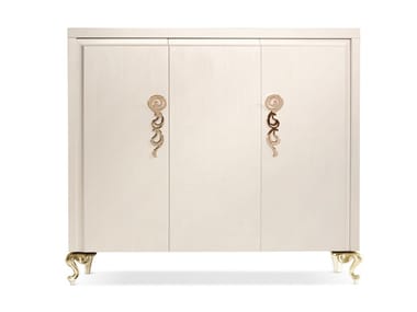 GEORGE - Wooden highboard with doors by Cantori