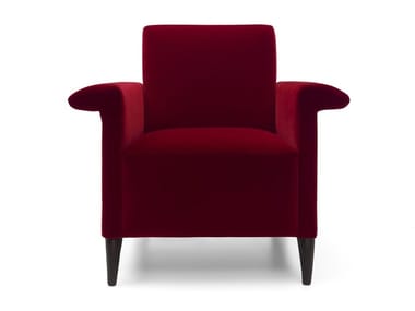 GRACE - Fabric armchair with armrests by Bodema