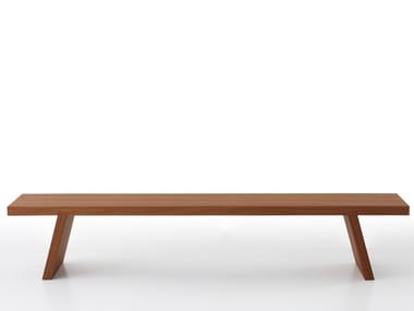 GROOVE - Wooden bench by Porro