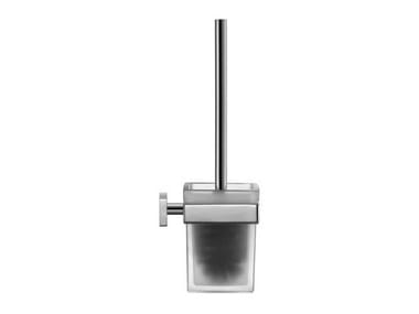 KARREE - Wall-mounted glass toilet brush by Duravit