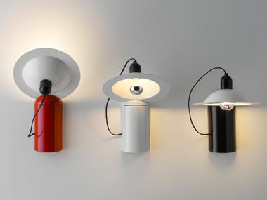 LAMPIATTA - Adjustable wall lamp in ABS and aluminum by Stilnovo