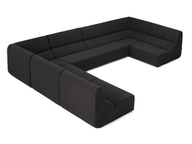 LAYOUT - Sectional fabric sofa by Prostoria
