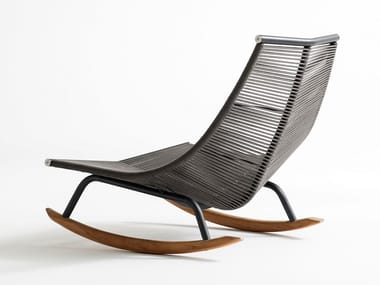 LAZE 003 - Rocking polyester garden armchair by RODA