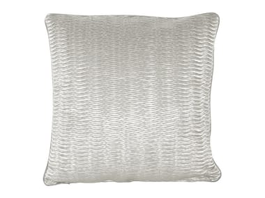 MAESTRO - Solid-color square fabric cushion by Longhi