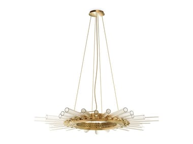 MAJESTIC - Brass pendant lamp by Luxxu