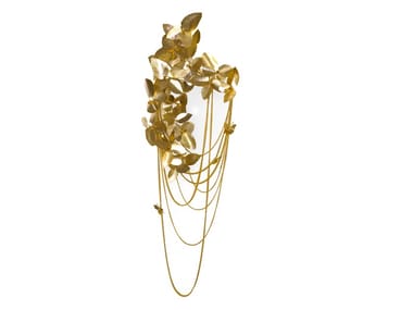 MCQUEEN - Brass wall lamp with Swarovski® crystals by Luxxu