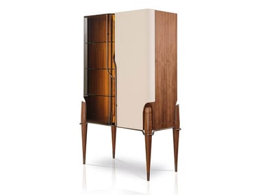 MELTING LIGHT - Wooden display cabinet by Turri