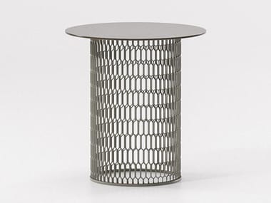 MESH - Aluminium side table by Kettal