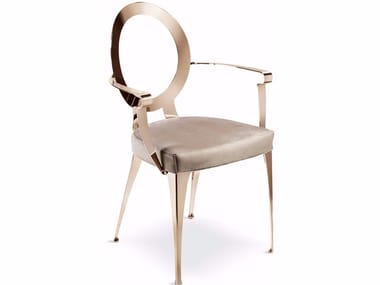MISS - Iron chair with armrests by Cantori