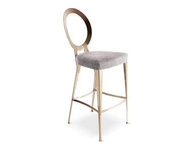 MISS - High iron stool with back by Cantori
