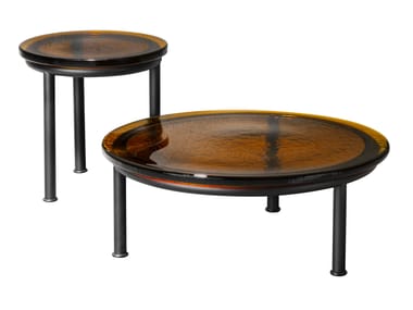 ZIGO - Stained glass coffee table by Miniforms