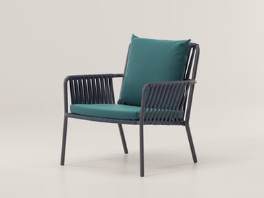 NET CLUB - Garden stackable easy chair by Kettal