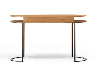 ORTIS - Wooden secretary desk with drawers by Lema