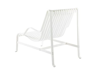 VENDICARI - Aluminium garden armchair with armrests by Cappellini