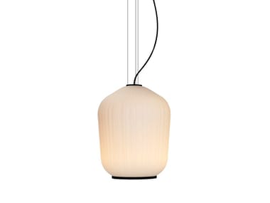 PLISS?E - LED blown glass pendant lamp by Classicon