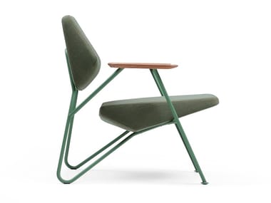 POLYGON - Garden easy chair with armrests by Prostoria