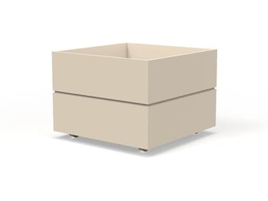 POSIDONIA - Square aluminium planter by Vondom
