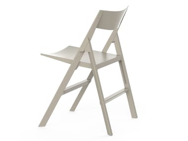 QUARTZ - Folding garden chair with footrest by Vondom