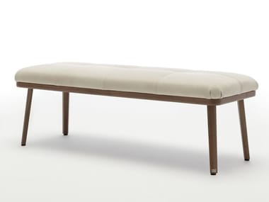 ROLF BENZ 917 - Leather bench by Rolf Benz
