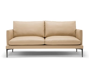 SEGNO - 2 seater leather sofa by Amura