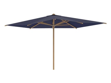 SHADY - Rectangular teak Garden umbrella by Royal Botania