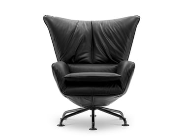 SINGLE - Swivel armchair with armrests by I 4 Mariani