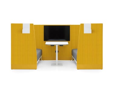 STAND BY LIMBO - Fabric office booth by Frezza