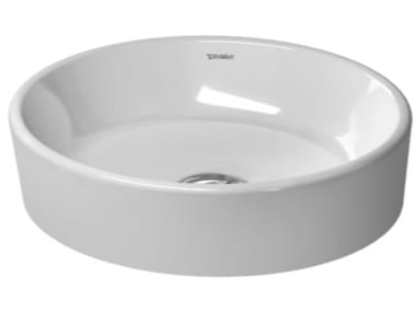 STARCK 2 - Countertop ceramic washbasin by Duravit