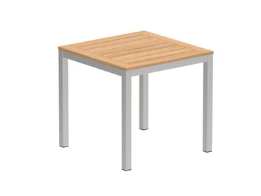 TABOELA - Square teak garden table by Royal Botania