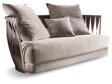 TWIST - 2 seater velvet sofa by Cantori
