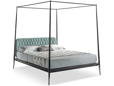 URBINO - Double bed with upholstered headboard by Cantori