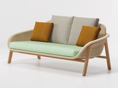 VIMINI - 2 seater garden sofa by Kettal