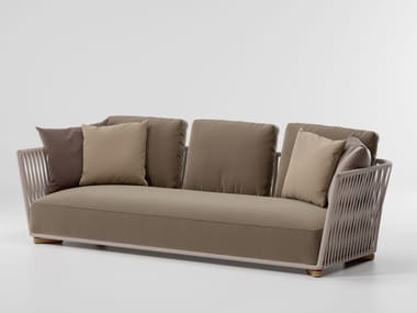 GRAN BITTA - 3 seater fabric garden sofa by Kettal
