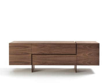 AKI - Solid wood sideboard with drawers and doors by Riva 1920