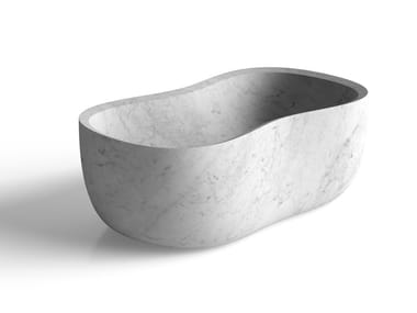 ANIMA - Freestanding marble bathtub by Salvatori