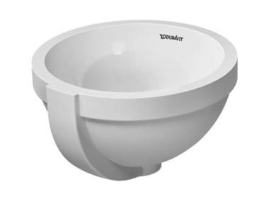 ARCHITEC - Undermount round ceramic washbasin with overflow by Duravit