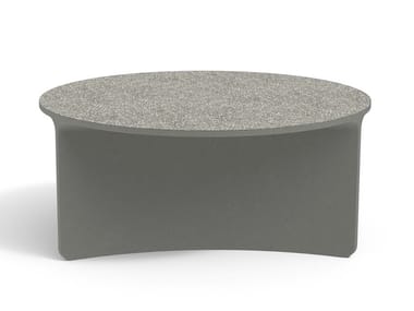 ASPIC 002 - Low round cement garden side table by RODA