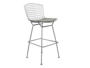 Bertoia – Steel Stool with Seat Cushion Included
