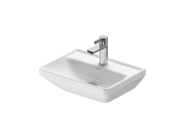 D-NEO - Rectangular ceramic handrinse basin by Duravit