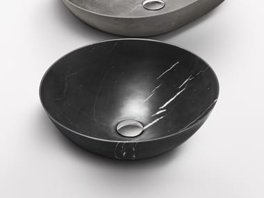 CIOTOLA 43 - Countertop round marble washbasin by Falper
