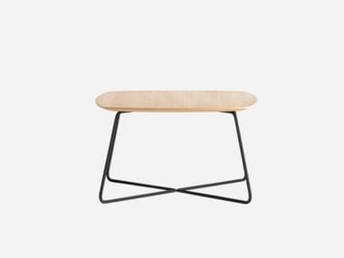 DUNAS XL - Wood veneer coffee table by Inclass