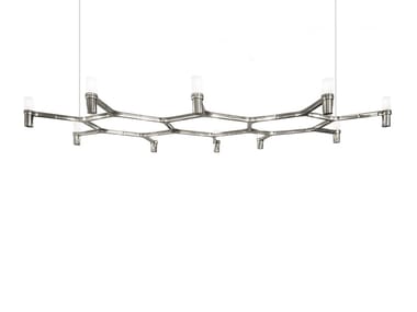 CROWN PLANA - Die cast aluminium pendant lamp by Nemo