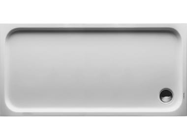 D-CODE - Rectangular acrylic shower tray by Duravit