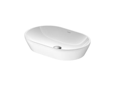 D-NEO - Countertop oval ceramic washbasin by Duravit