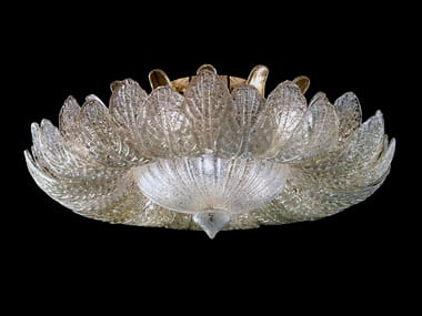 REX - Venetian crystal ceiling lamp by Barovier&Toso