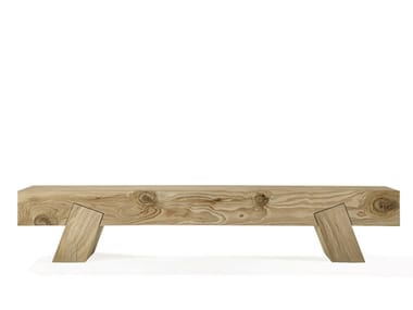DOLMEN - Cedarwood bench by Riva 1920
