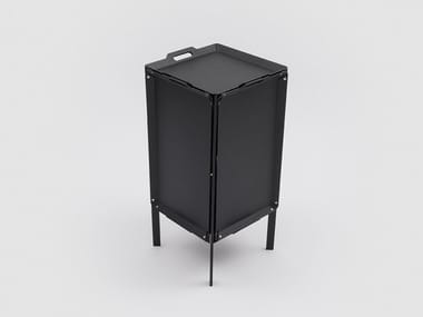 DOUBLE LIFE - Powder coated metal multipurpose sorage unit by Danese Milano