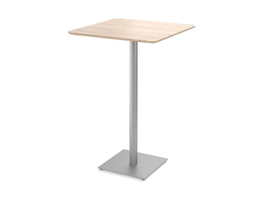 EASY MIX & FIX 633 - Square wooden high table by TON