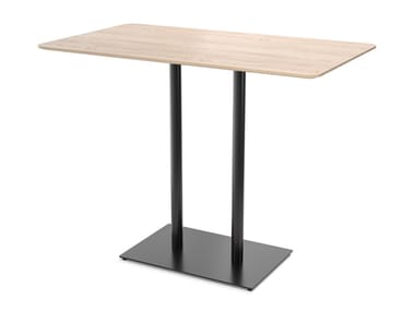 EASY MIX & FIX 637 - Rectangular wooden high table by TON